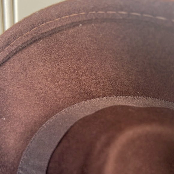 ROMANO Brown 100% Wool Bowler Derby Hat - Picture 14 of 16